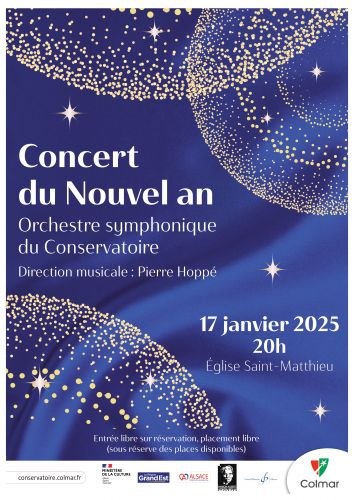 Concert de la Nouvelle Année de l'Orchestre Symphonique du Conservatoire de la ville de Colmar 