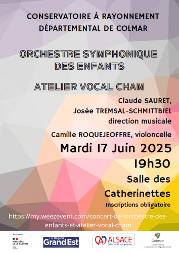 Concert Orchestre des Enfants et Atelier vocal CHAM